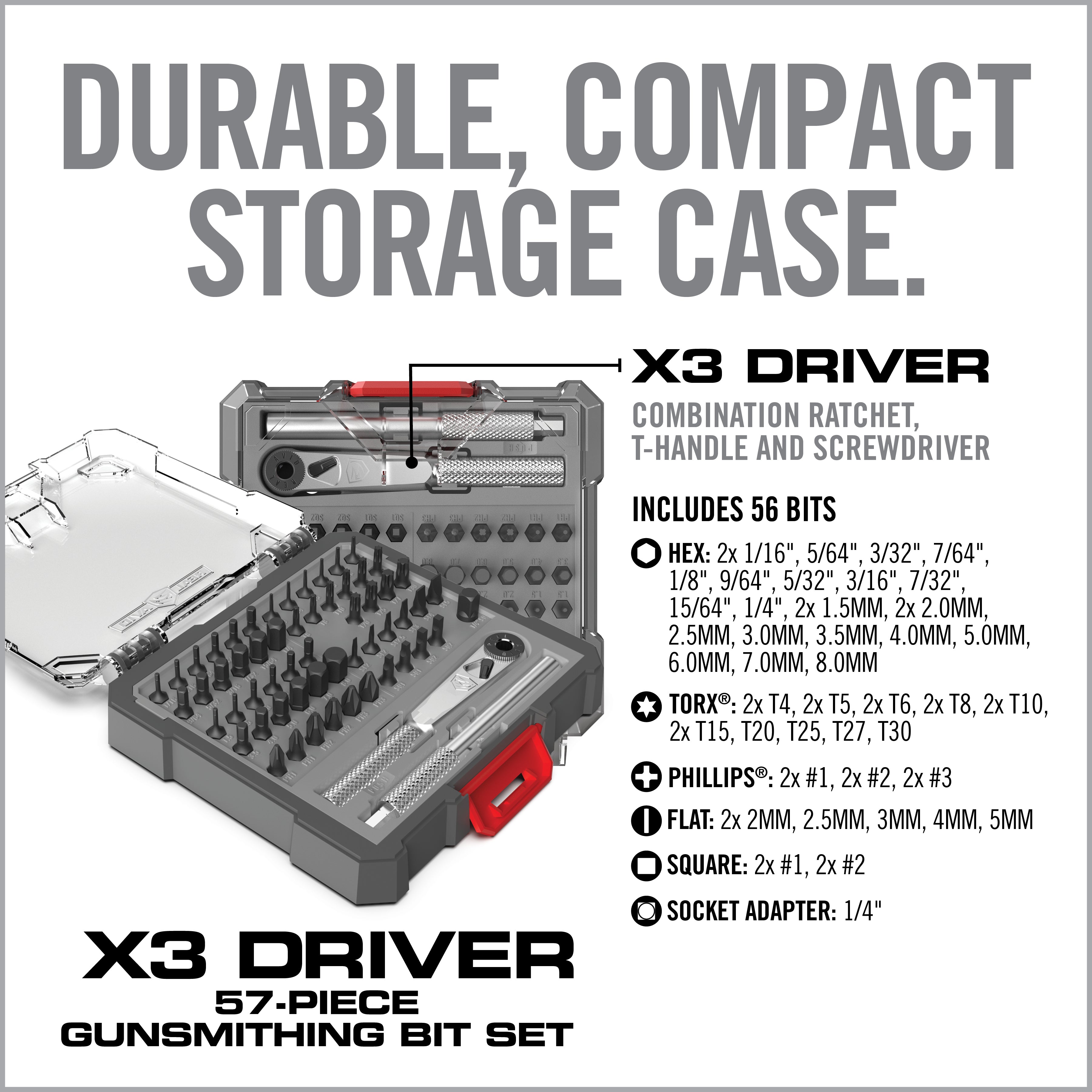 real-avid-x3-driver-57-teiliges-b-chsenmacher-bit-set image 3
