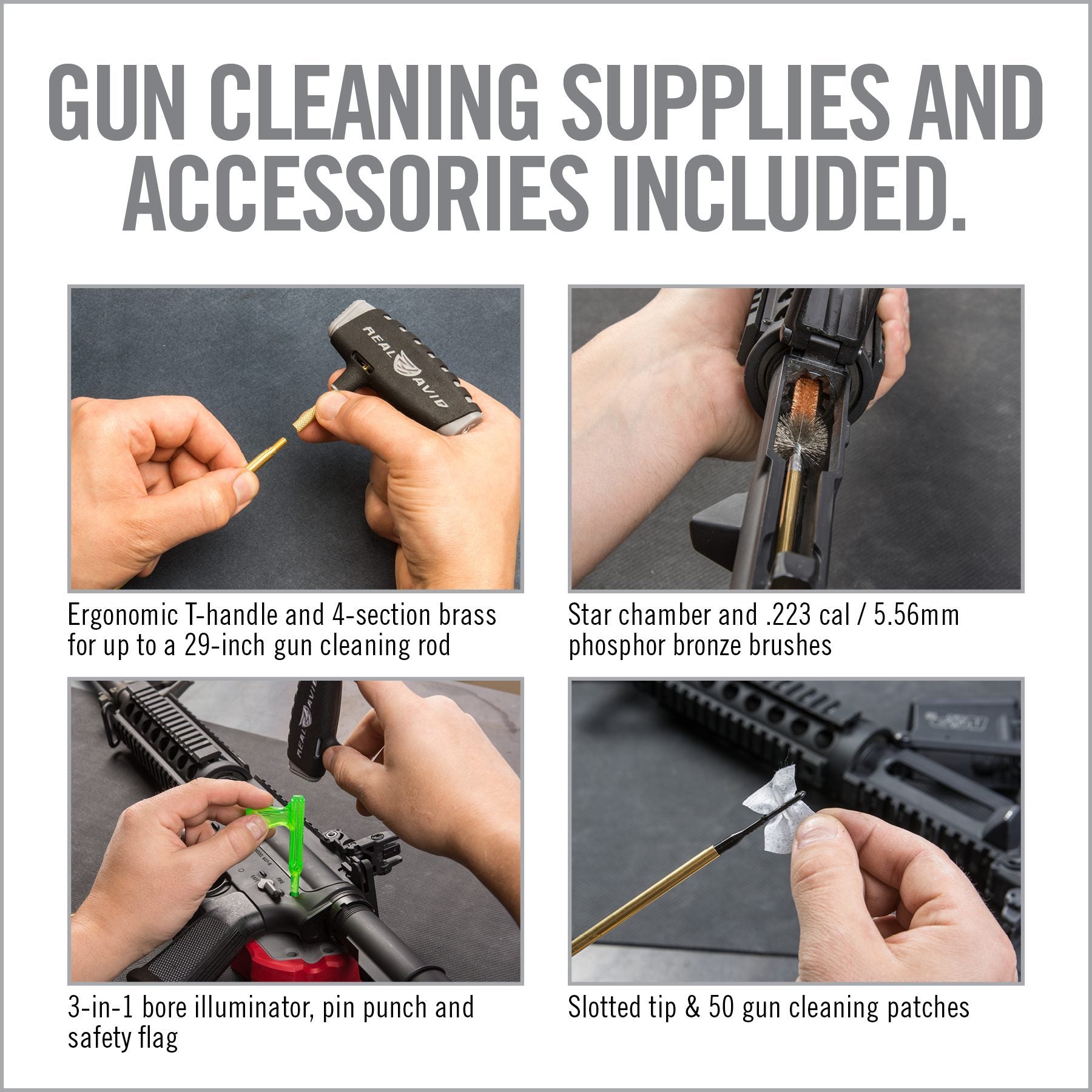 real-avid-gun-boss-pro-ar15-reinigungskit-18-teilig image 5
