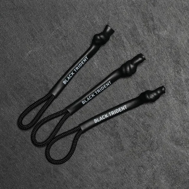 black-trident-zip-puller-3-pack-rei-verschluss-zipper image 1