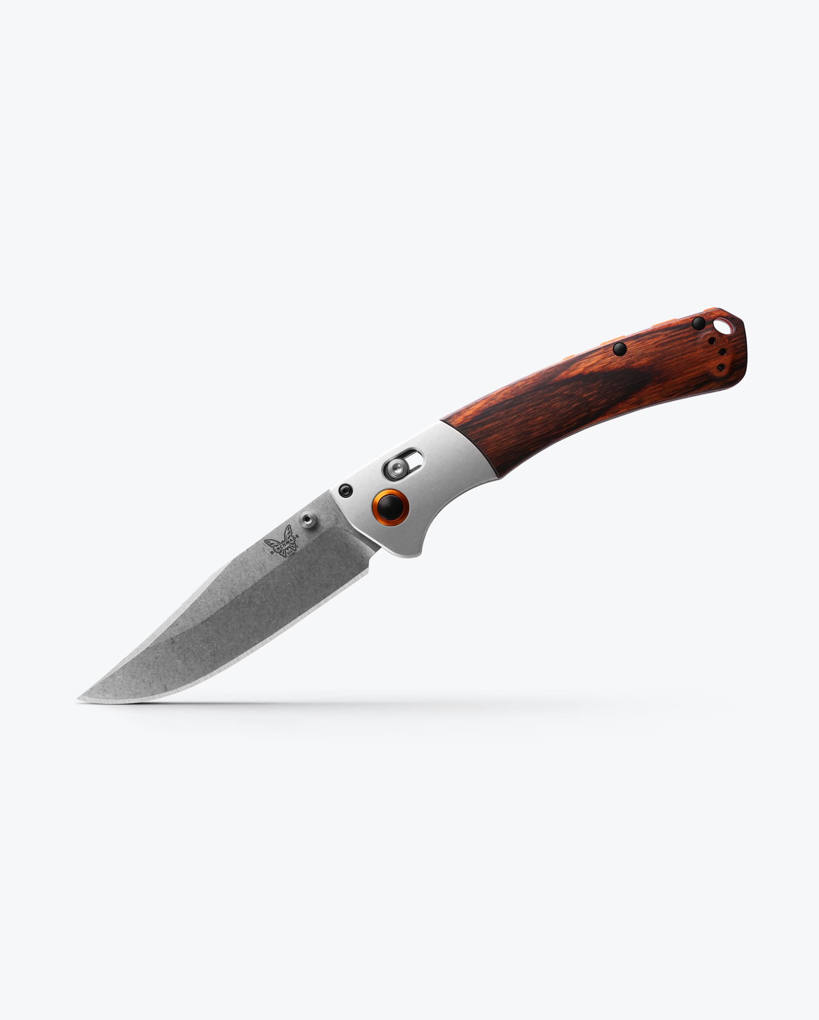 benchmade-crooked-river-15080-2-jagdmesser-gray-aluminum-wood-clip-point image 2