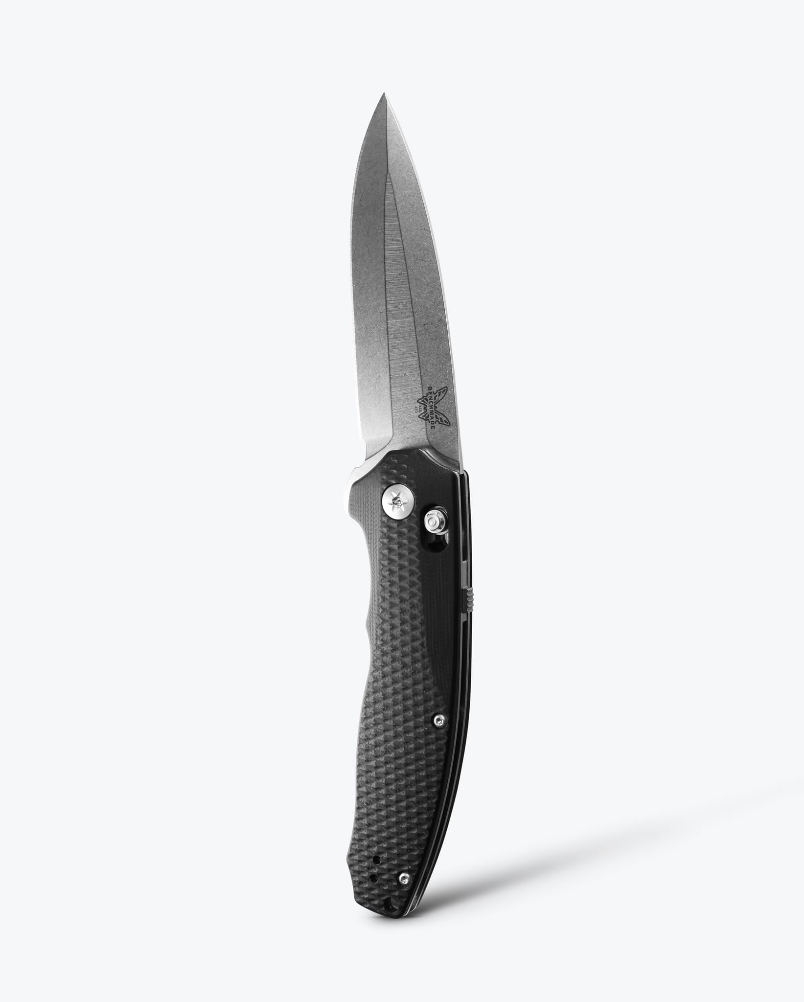 benchmade-vector-495-edc-klappmesser-spear-point-black-g10 image 1
