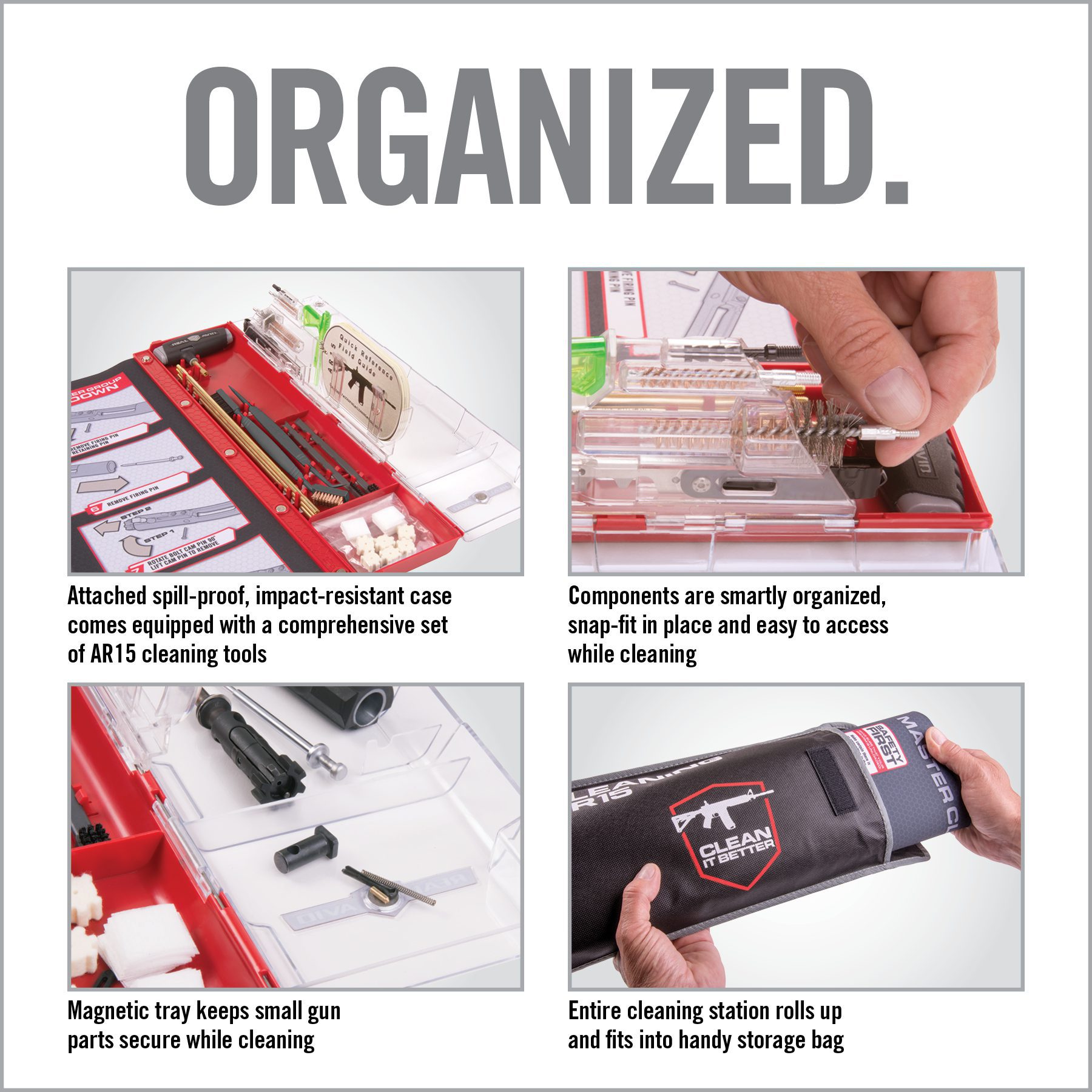real-avid-master-cleaning-station-ar15-reinigungsstation-mit-matte-und-werkzeugk image 4