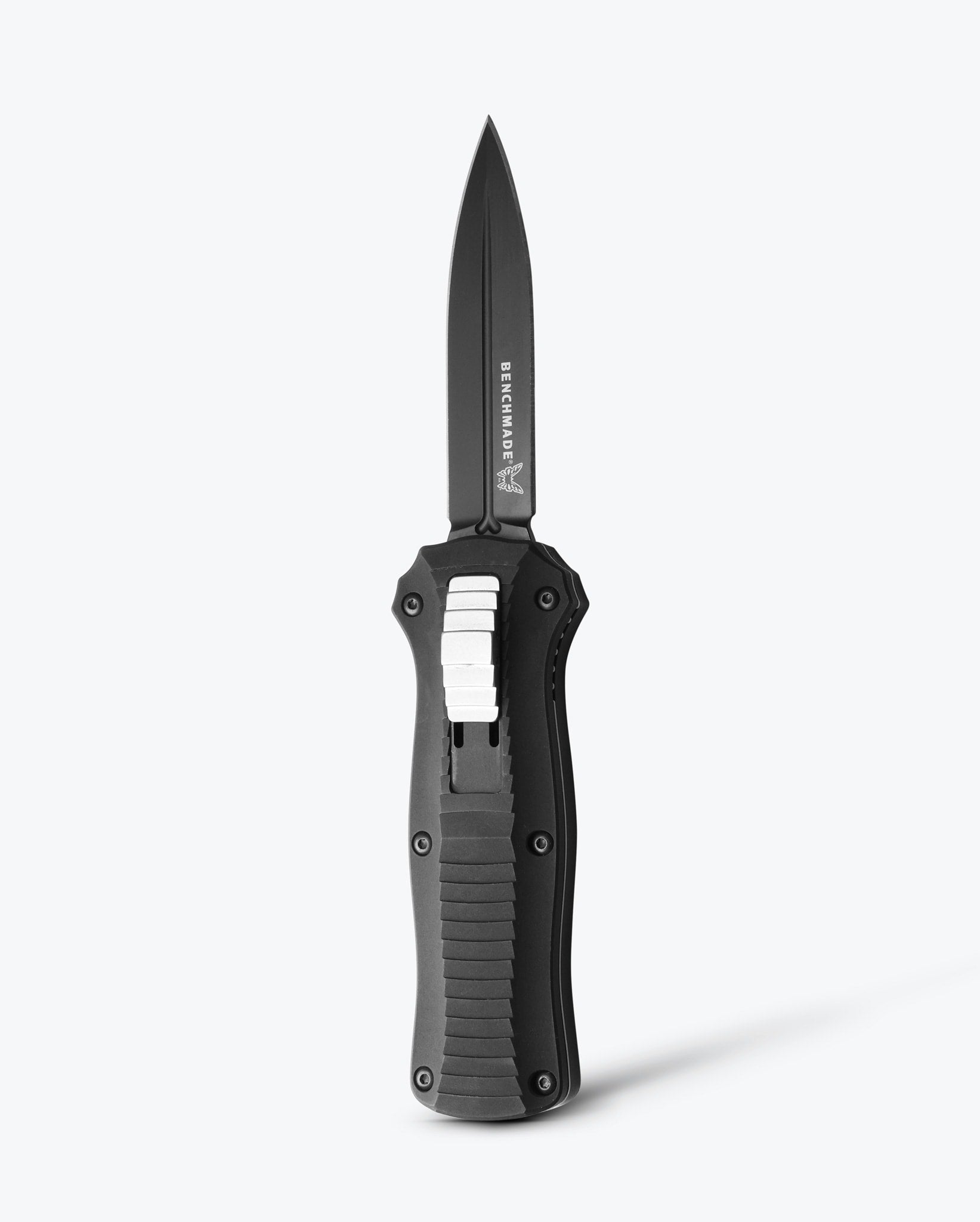 benchmade-mini-infidel-otf-automatikmesser-black-aluminium-dagger image 1