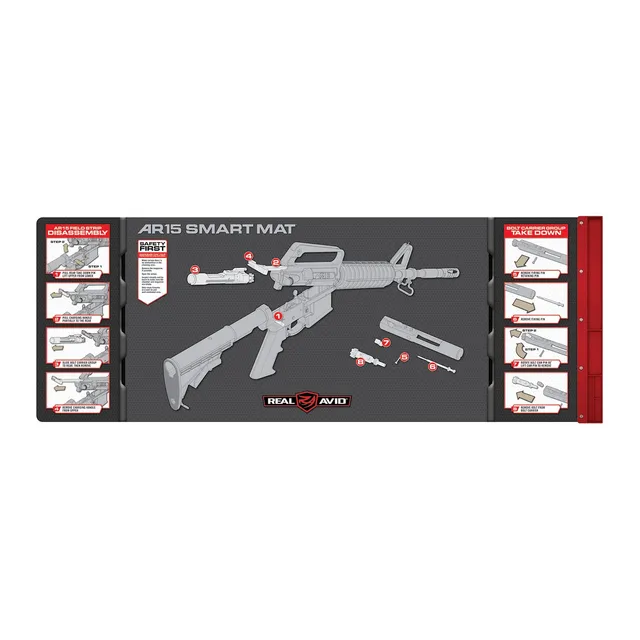 real-avid-smart-mat-ar15-waffen-reinigungsmatte-mit-teileablage image 1