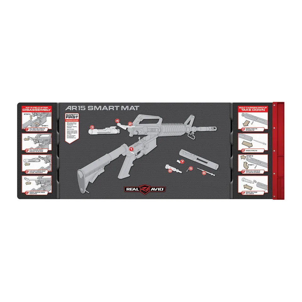real-avid-smart-mat-ar15-waffen-reinigungsmatte-mit-teileablage image 1