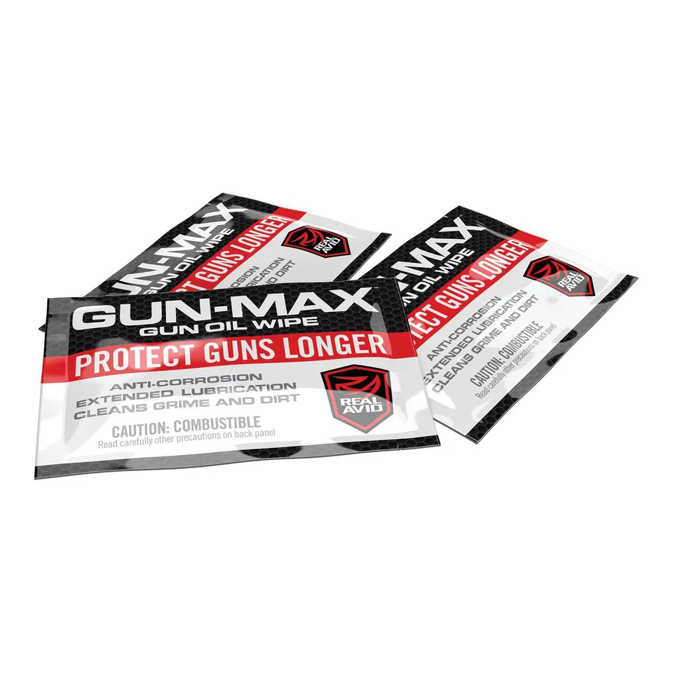 real-avid-gun-max-gun-oil-wipes-25-einzelpackungen-extreme-korrosionsschutz-und- image 1