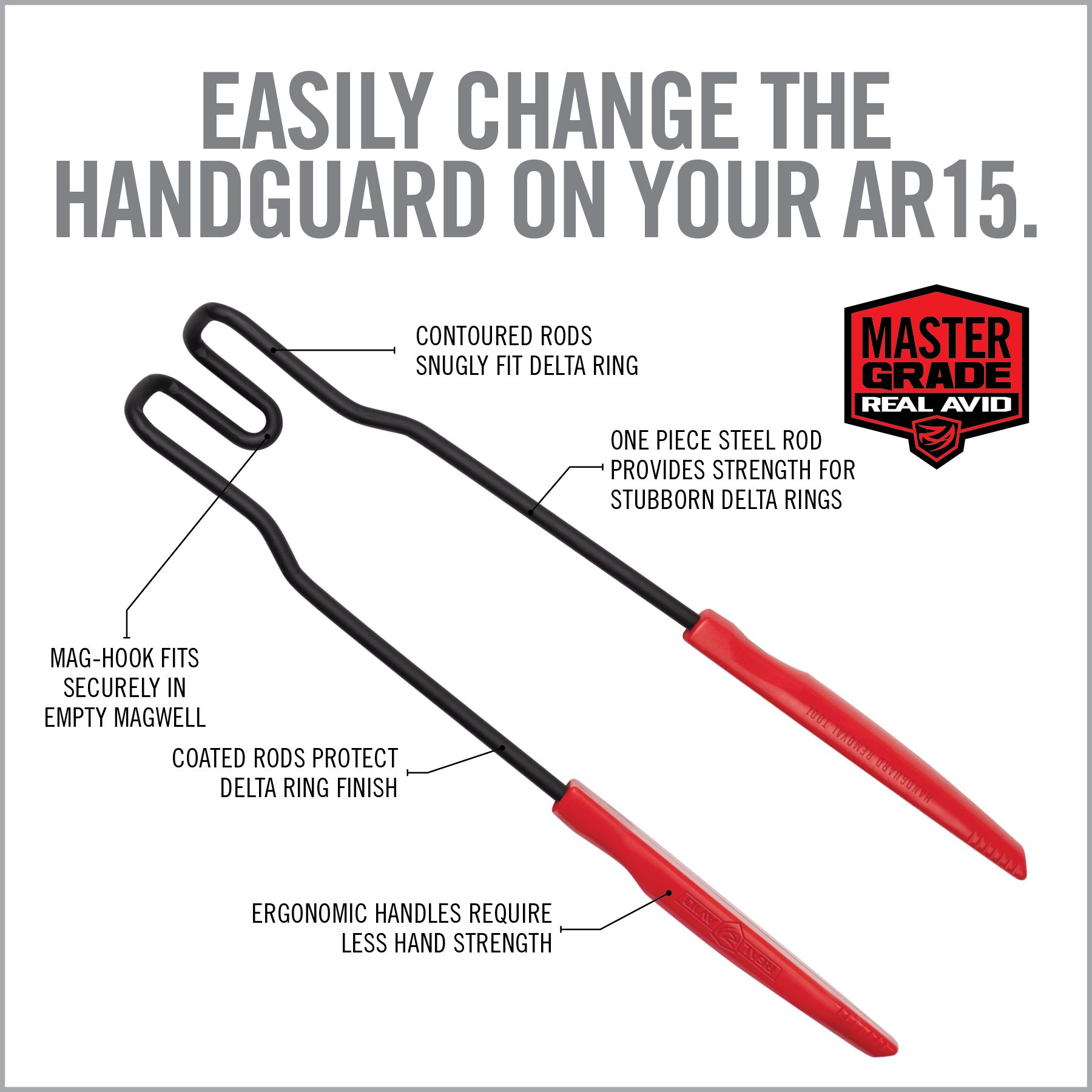 real-avid-easy-grip-handguard-removal-tool-delta-ring-werkzeug-ar15 image 3