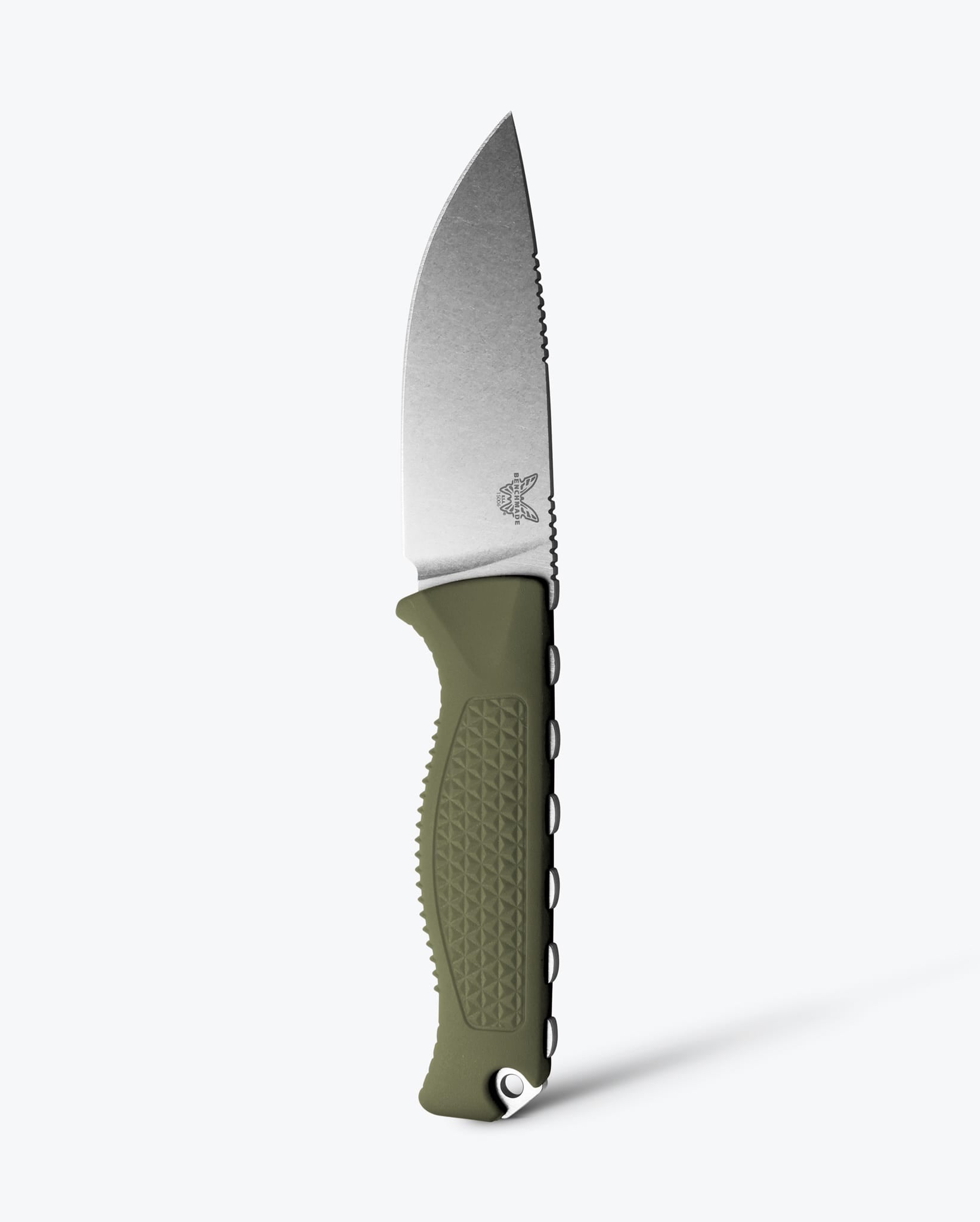 benchmade-steep-country-15006-01-feststehendes-jagdmesser-dark-olive-santoprene- image 1