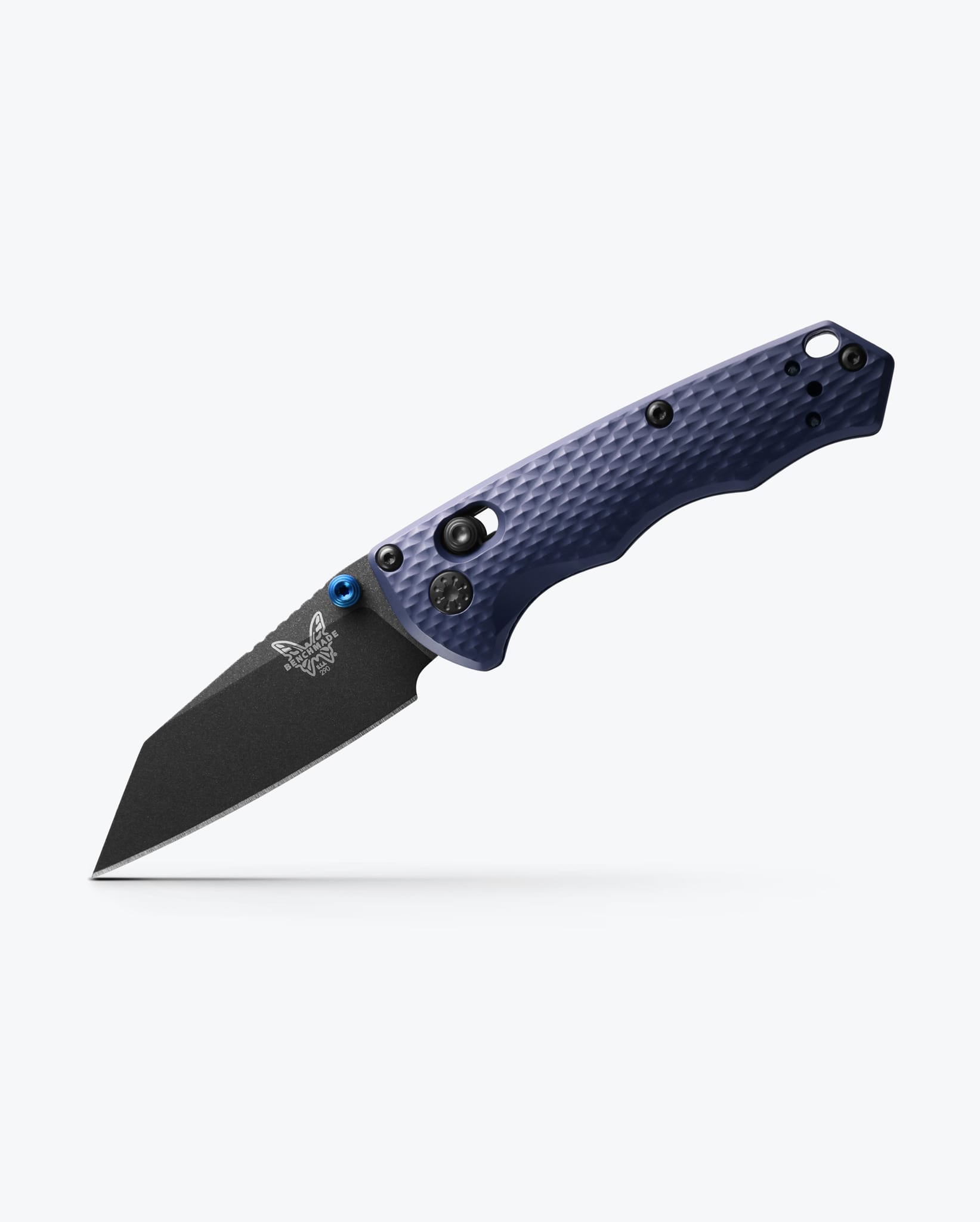 benchmade-full-immunity-crater-blue-aluminium-klappmesser-wharncliffe image 2