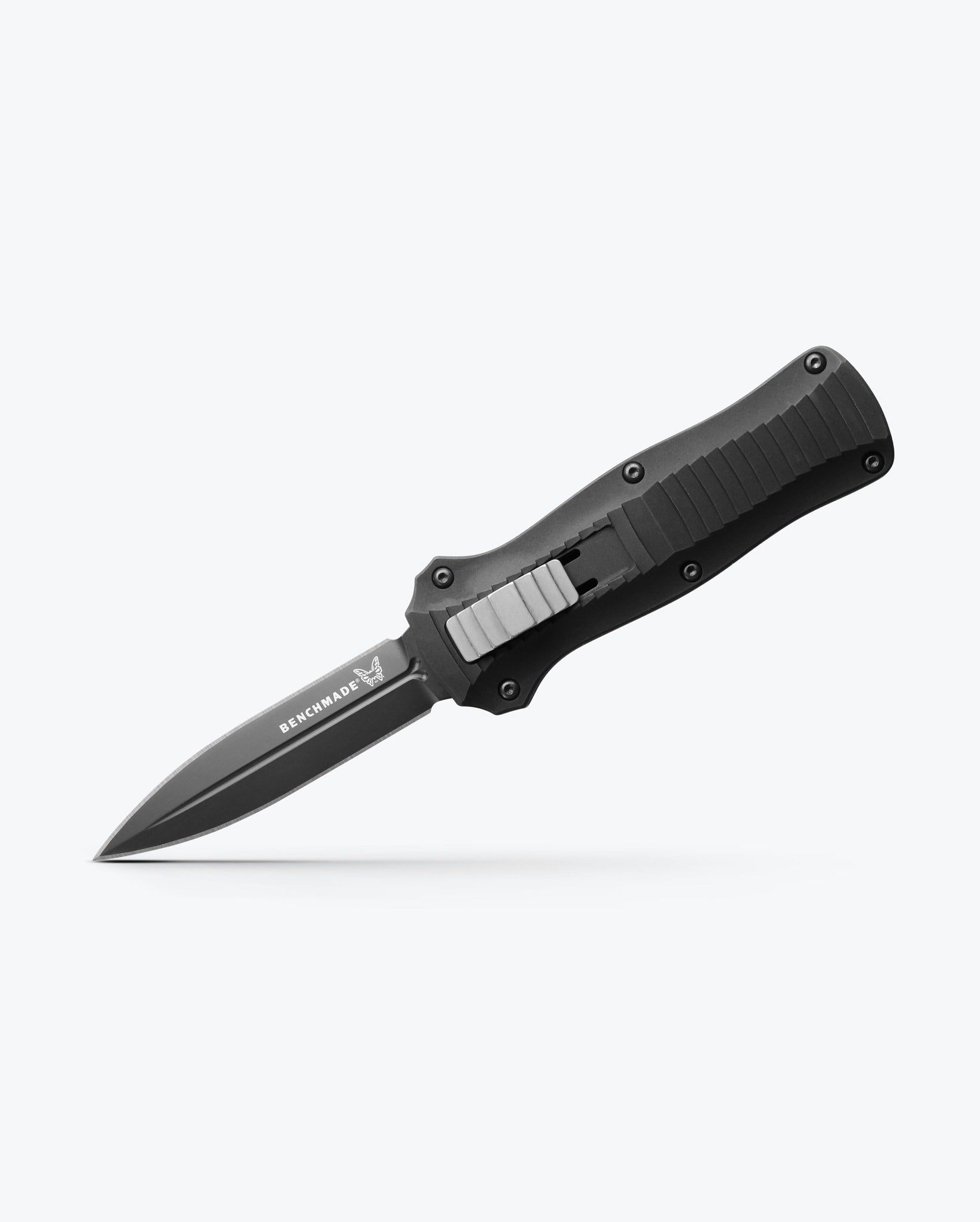 benchmade-mini-infidel-otf-automatikmesser-black-aluminium-dagger image 2
