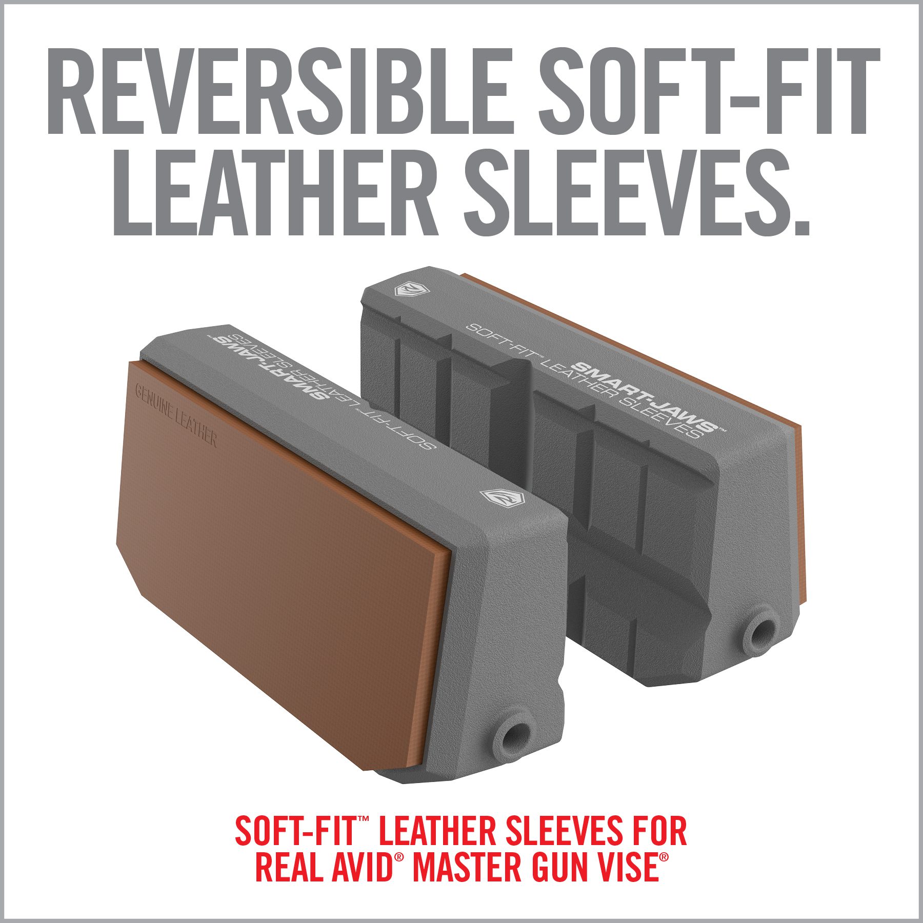 real-avid-smart-jaws-soft-fit-leder-schutzbacken-f-r-master-gun-vise image 2