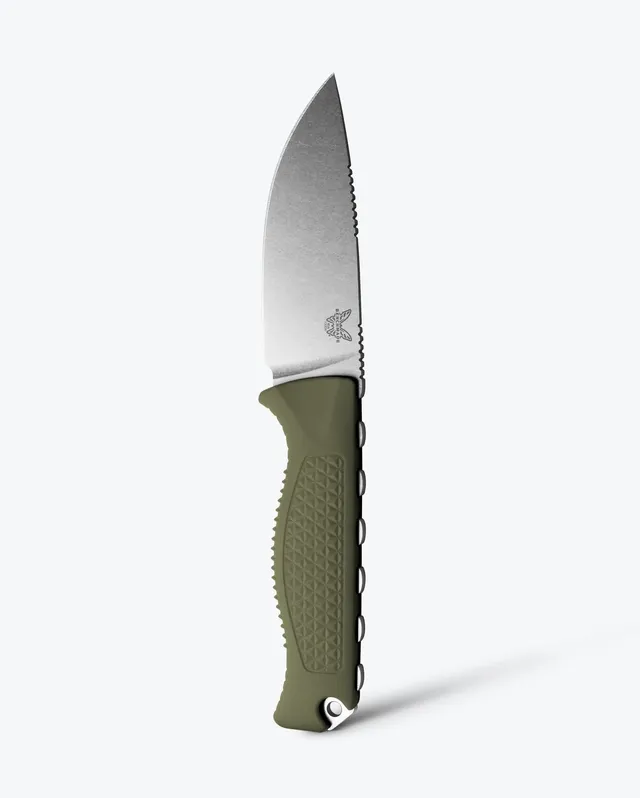 benchmade-steep-country-15006-01-feststehendes-jagdmesser-dark-olive-santoprene- image 1