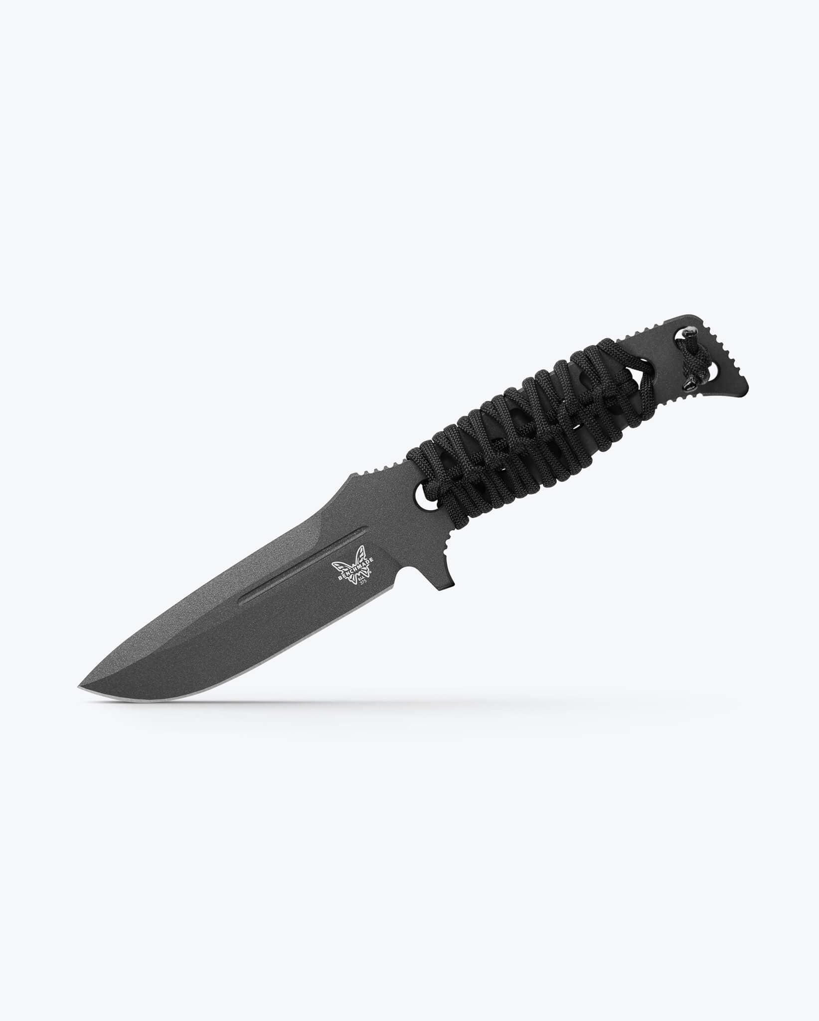benchmade-fixed-adamas-375bk-02-black-paracord-drop-point image 2