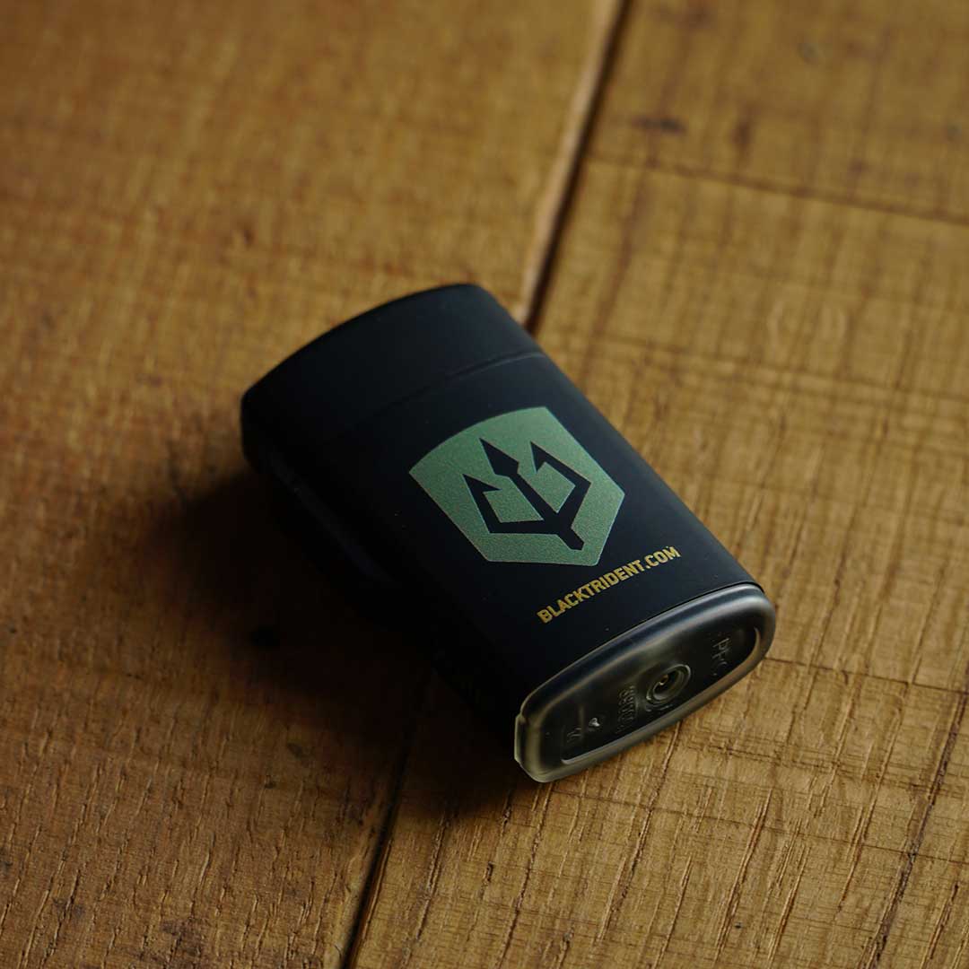 black-trident-signature-lighter-jet-feuerzeug-nachf-llbar image 3