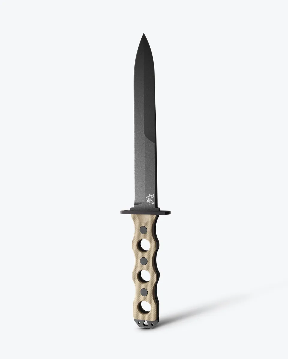 benchmade-socp-fixed-blade-185bk-1-desert-tan-g10-fixed image 1