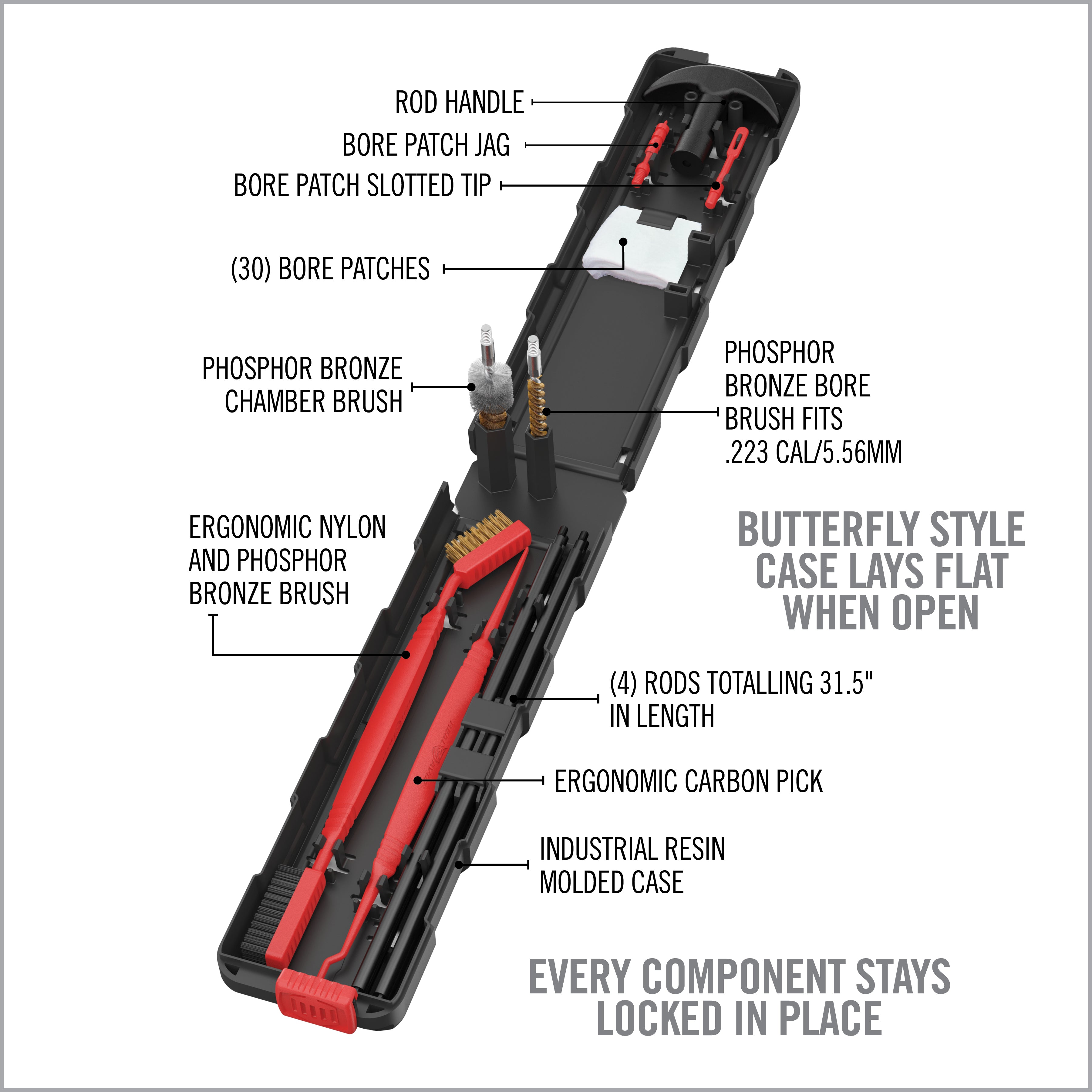 real-avid-prime-223-reinigungskit-223-kal-5-56-mm-im-butterfly-case image 4