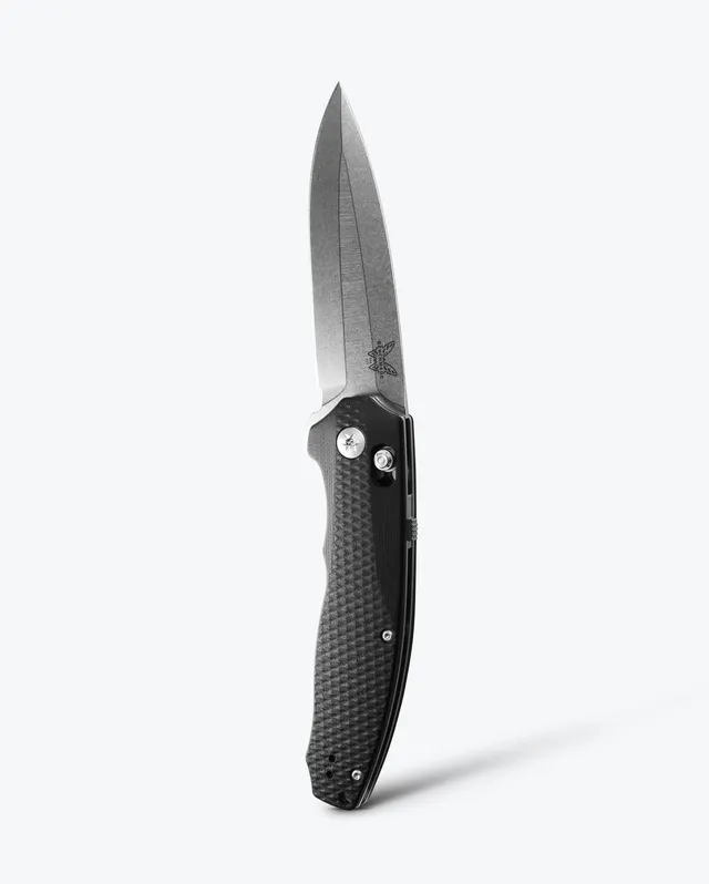 benchmade-vector-495-edc-klappmesser-spear-point-black-g10 image 1