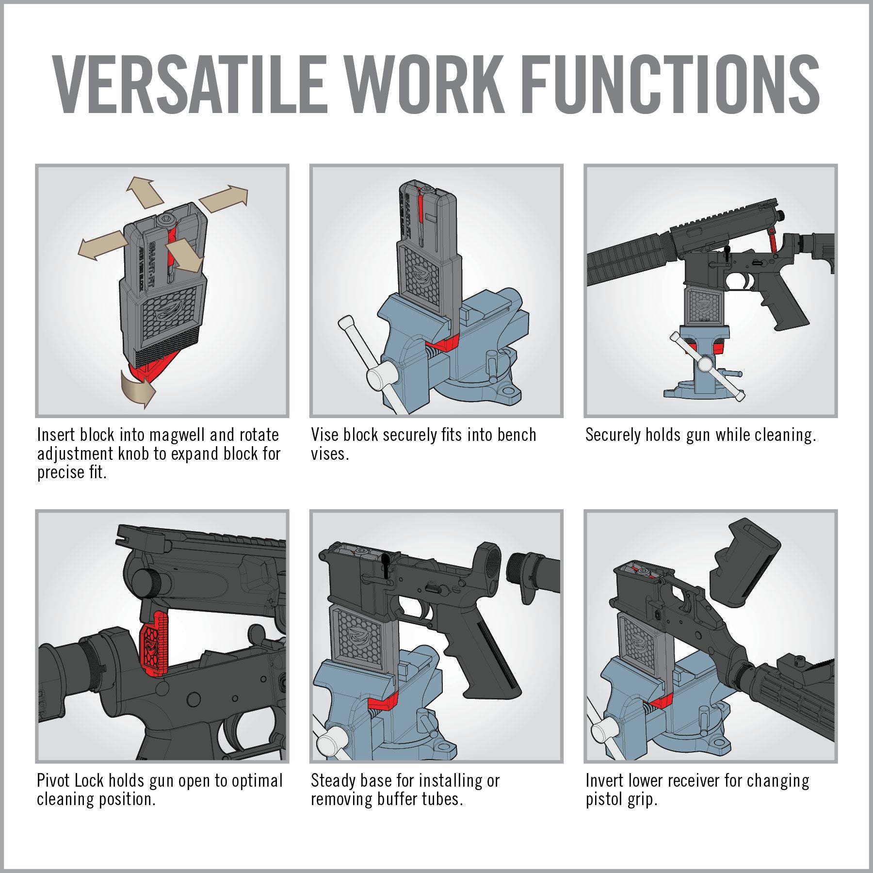 real-avid-smart-fit-ar15-vise-block-schraubstock-magazinschacht-block image 6