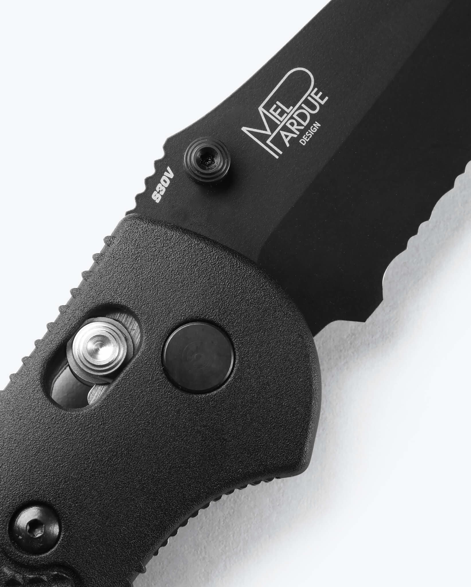 benchmade-griptilian-551sbk-s30v-klappmesser-black-grivory-drop-point image 5