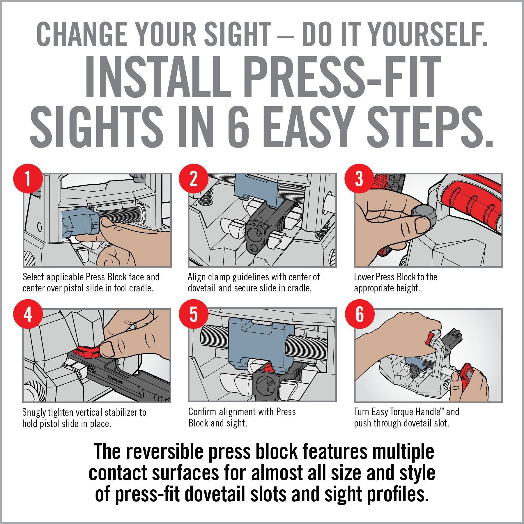real-avid-master-sight-pusher-pistole-profi-visierdr-cker-inkl-gun-tool-amp-grat image 3