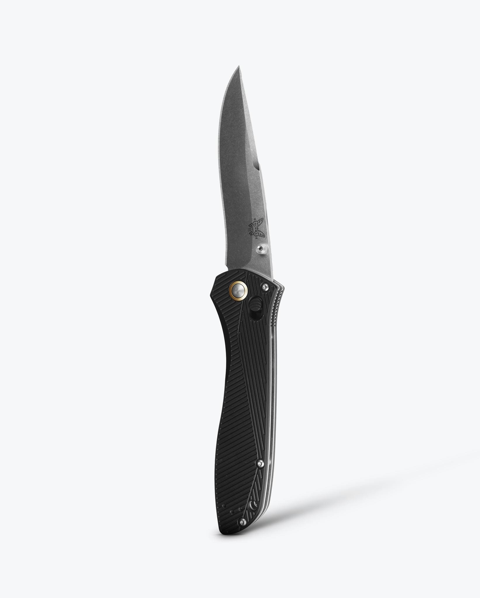 benchmade-710-25-seven-ten-black-aluminum-recurve-m390 image 1