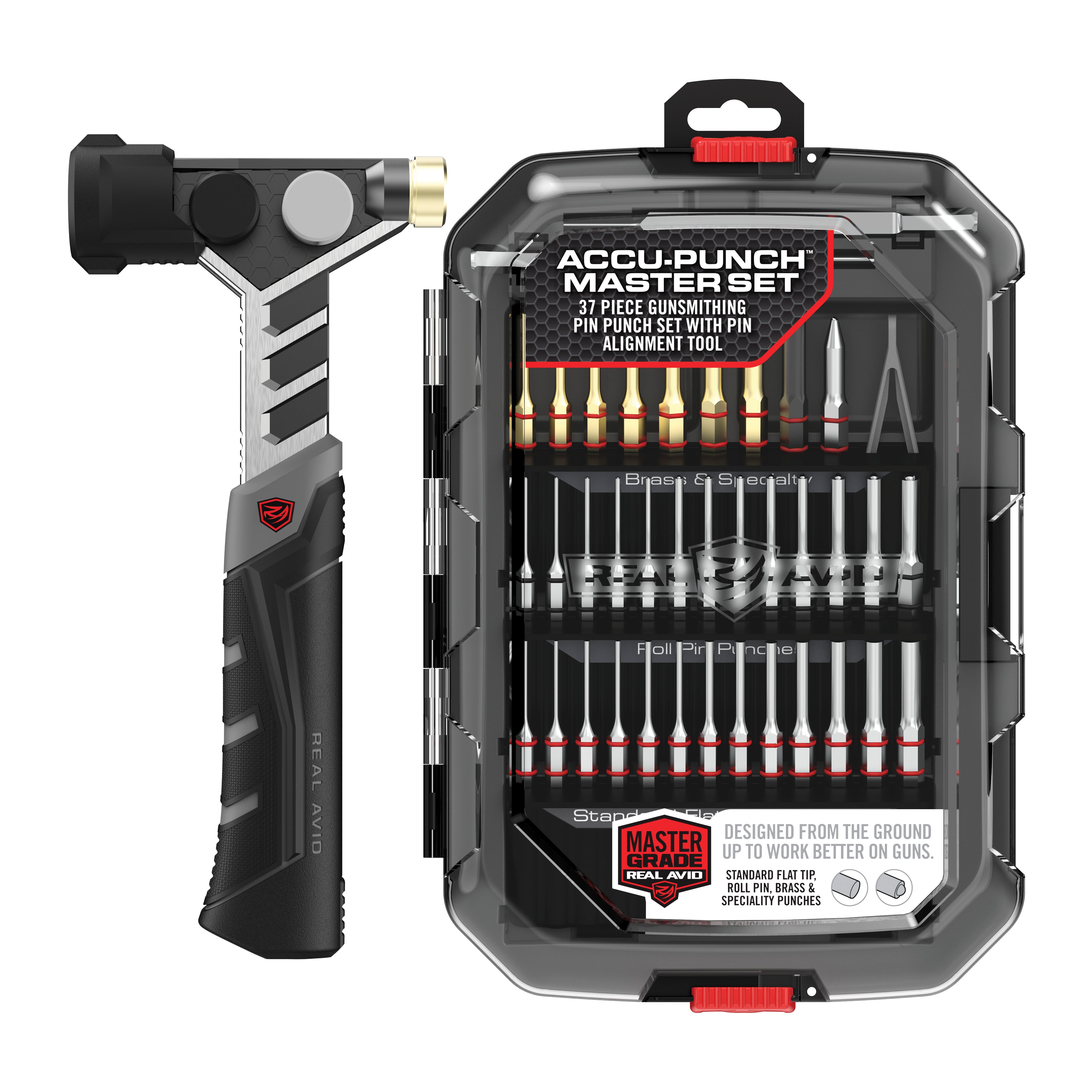 real-avid-accu-punch-master-set-armorer-s-master-hammer image 1
