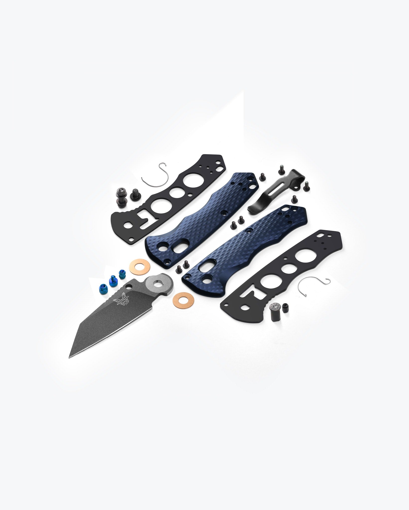 benchmade-full-immunity-crater-blue-aluminium-klappmesser-wharncliffe image 6