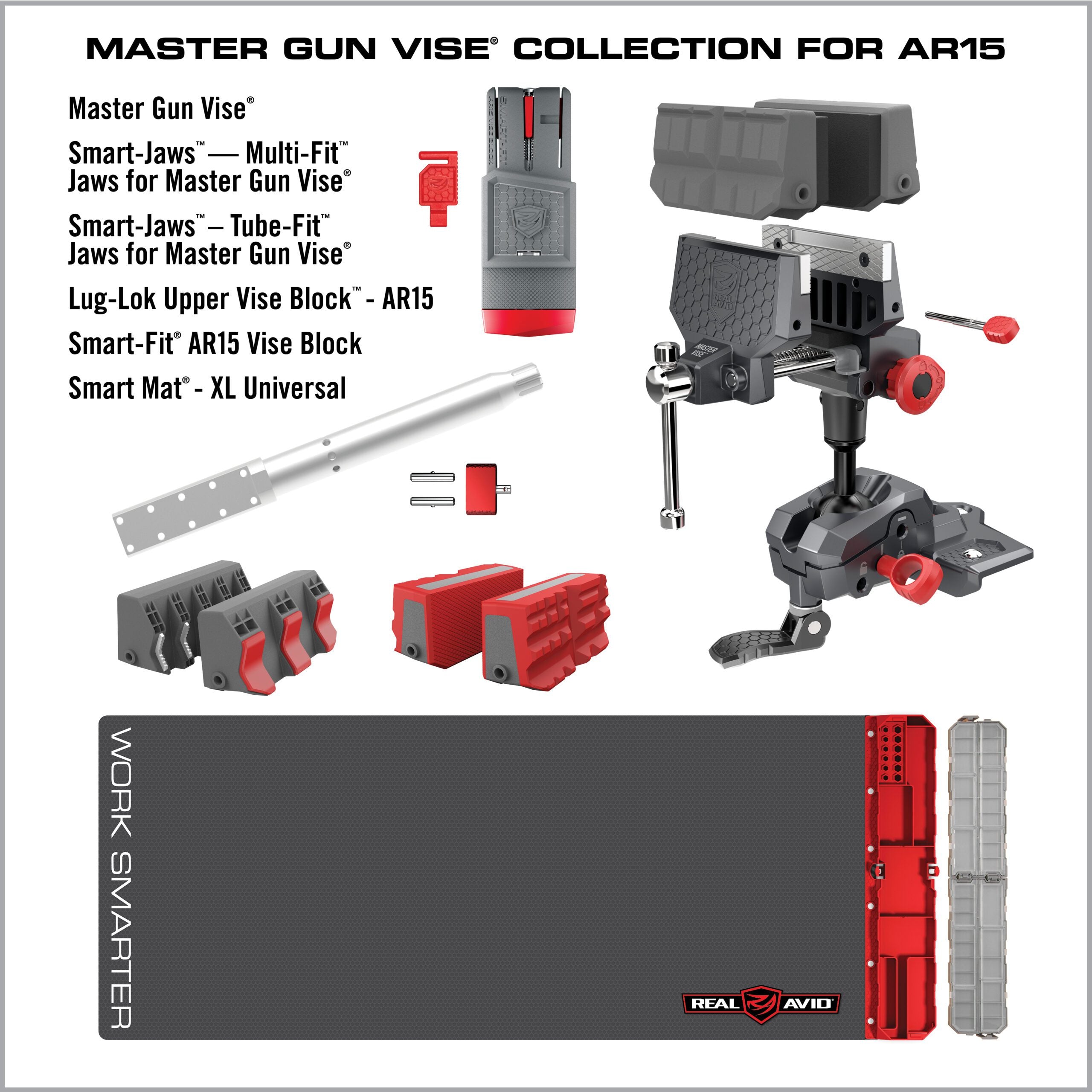 real-avid-master-gun-vise-collection-f-r-ar15-schraubstock-set image 2