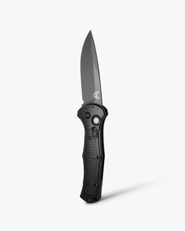 benchmade-claymore-9070bk-automatikmesser-black-grivory-glatte-klinge image 1