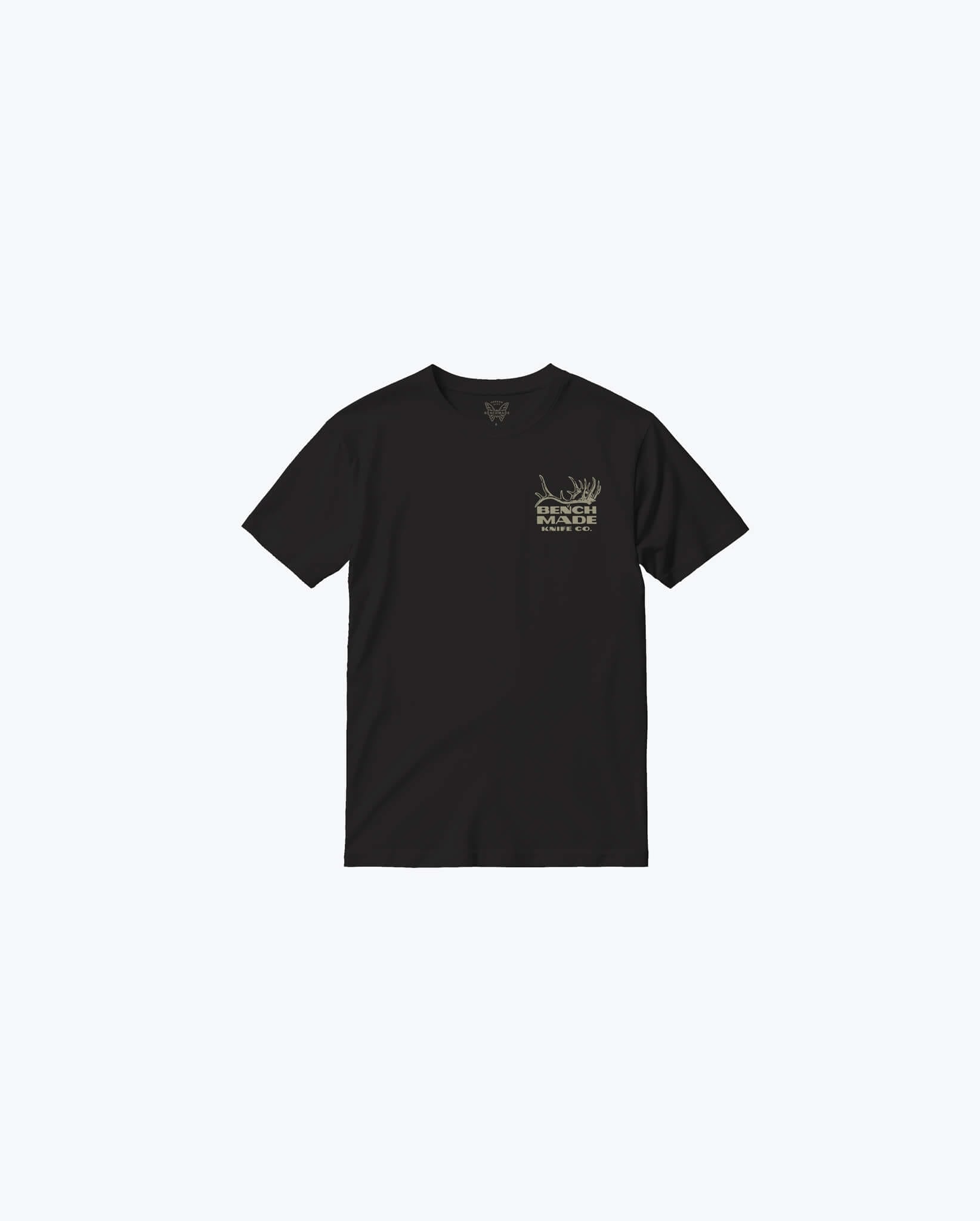 benchmade-antler-ss-mens-tee-t-shirt-black-graphic-cotton image 2