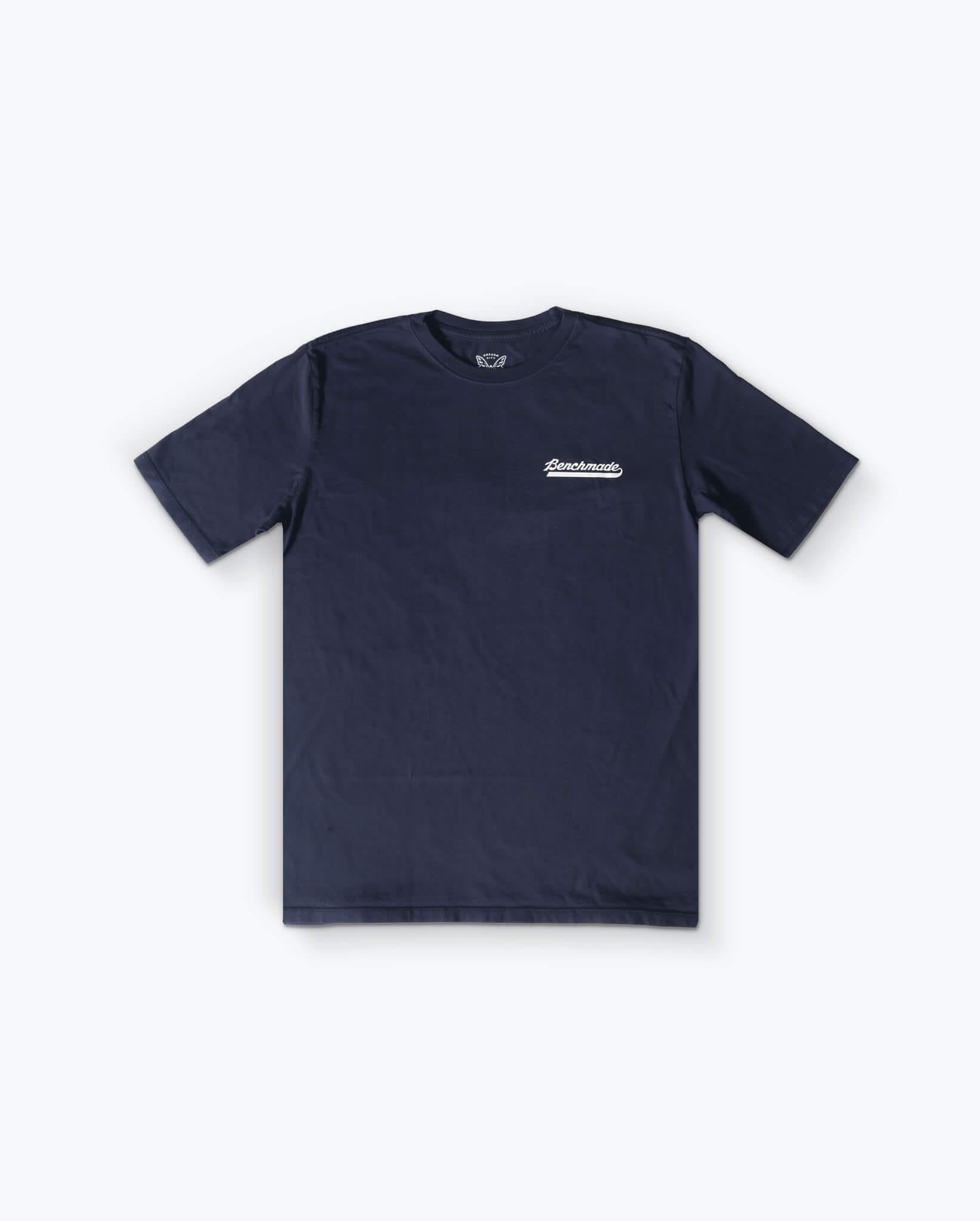 benchmade-bkc-classic-script-t-shirt-50184-baumwolle image 2