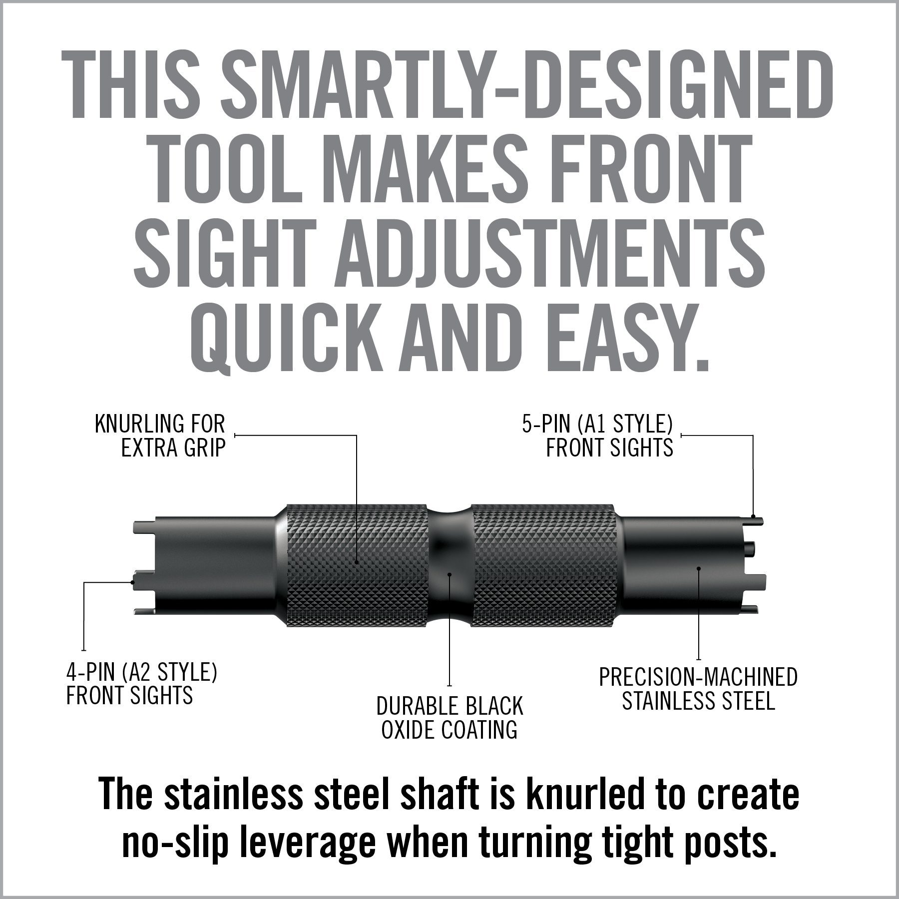 real-avid-ar15-front-sight-adjuster-tool-2-in-1-f-r-a1-und-a2-visier image 3