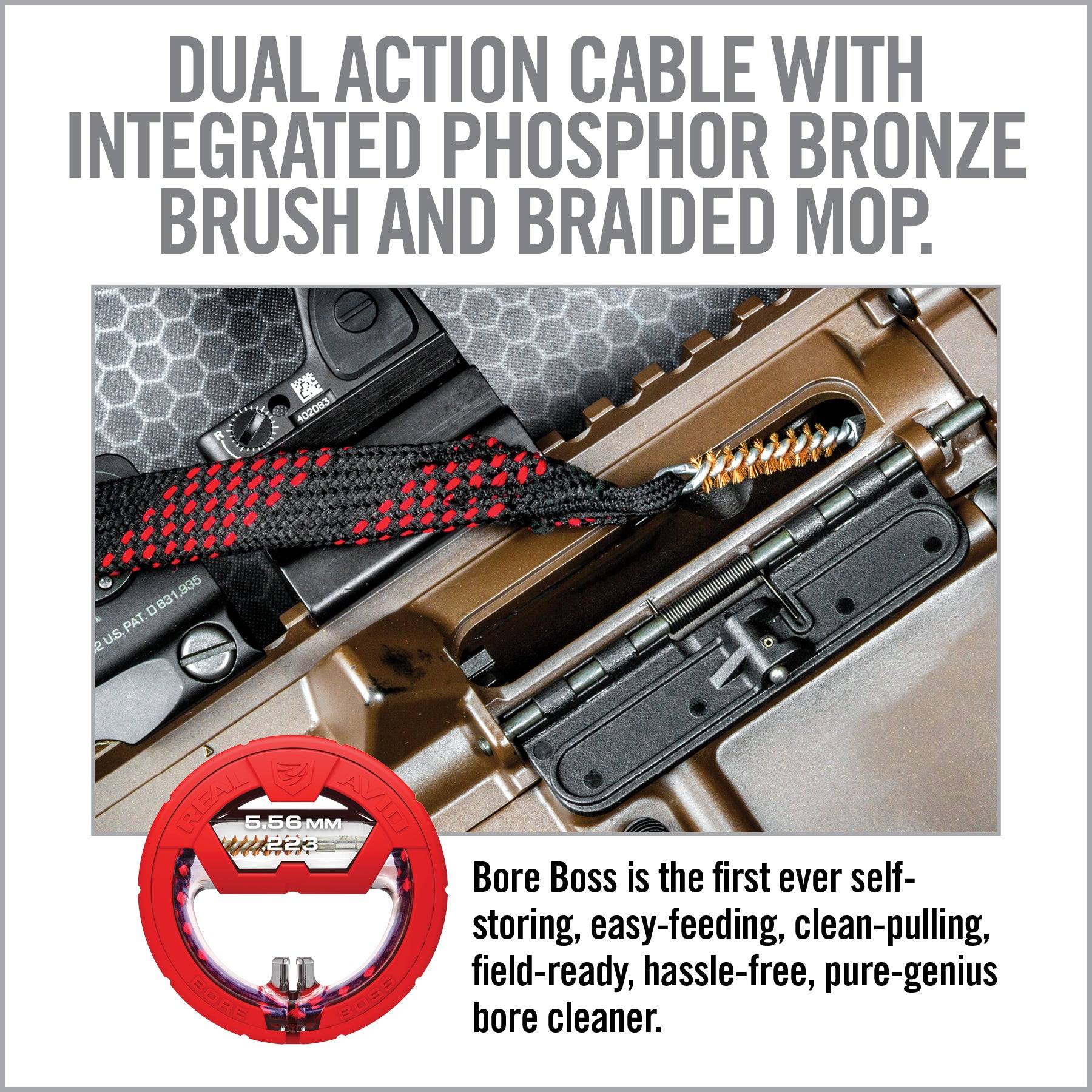 real-avid-bore-boss-laufreinigungsschnur-reinigungskabel-mit-flex-case image 8