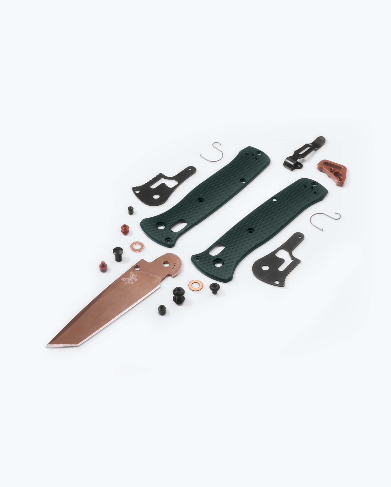 benchmade-bailout-537fe-2601-taiga-green-s90v-tanto-battlewash image 6