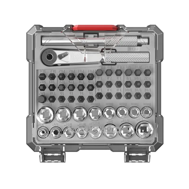 real-avid-x3-driver-52-teiliges-stecknuss-b-chsenmacher-bit-set image 1