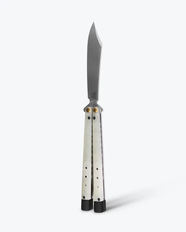 benchmade-necron-99-jade-g10-scimitar-butterfly-messer image 1