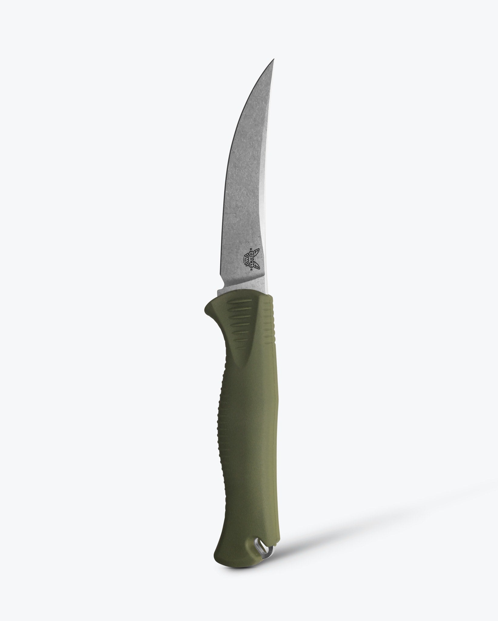 benchmade-meatcrafter-15505-4-trailing-point-dark-olive-santoprene-feststehend image 1