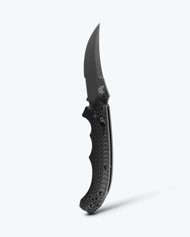 benchmade-mini-bedlam-865sbk-taschenmesser-mit-cpm-s90v-schwarzem-g10-scimitar-k image 1