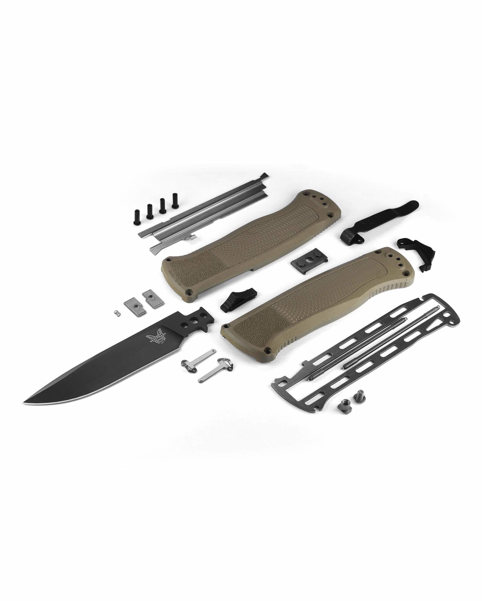 benchmade-shootout-5371bk-01-otf-automatikmesser-ranger-green-grivory-drop-point image 6