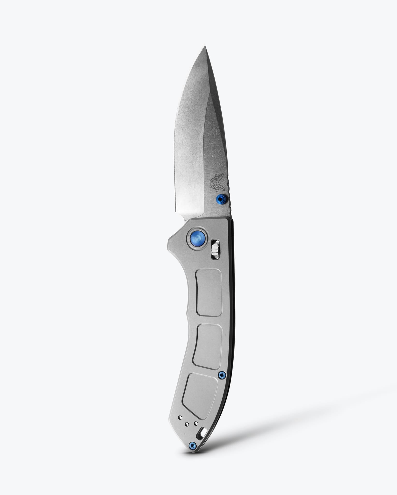 benchmade-narrows-748-klappmesser-gray-titanium-drop-point image 1