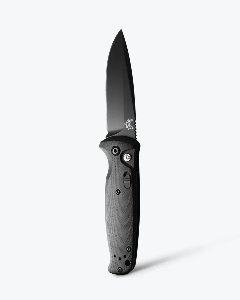 benchmade-cla-black-g10-composite-lite-automatikmesser-drop-point image 1