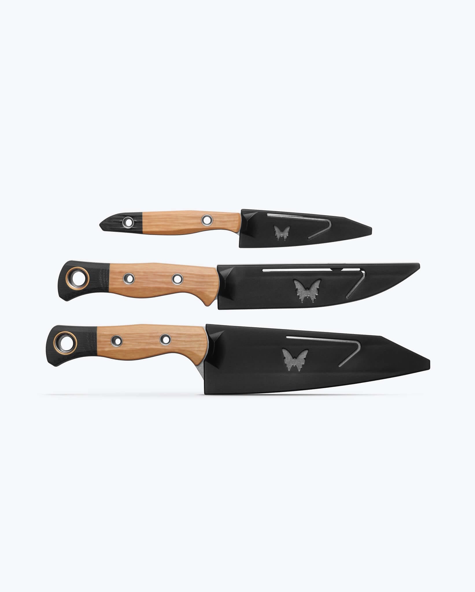 benchmade-3-piece-set-maple-valley-richlite-4005-02-k-chenset image 3