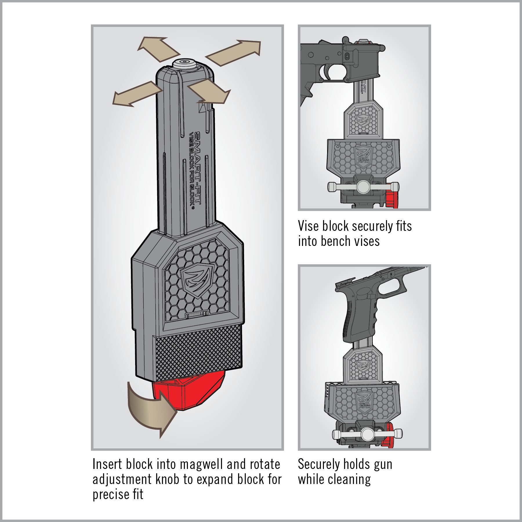 real-avid-smart-fit-vise-block-f-r-ar9-glock-magazin image 4