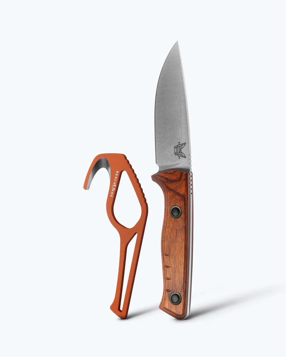 benchmade-slipridge-fixed-combo-15650-dark-stabilized-wood-jagdmesser-set image 1