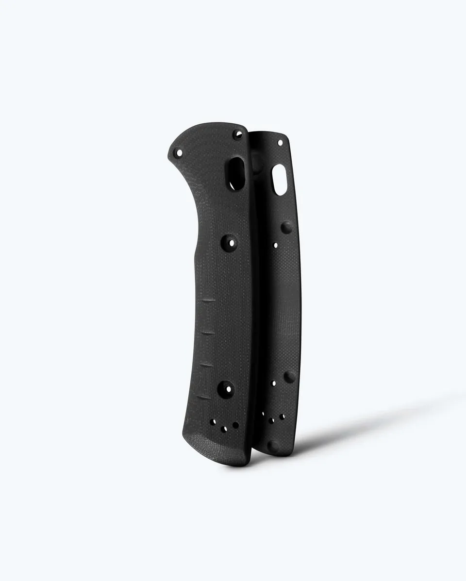 benchmade-slipridge-handle-set-50261-griffschalen-black-canvas-micarta-f-r-15090 image 1