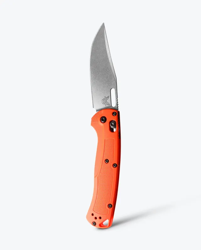 benchmade-taggedout-15535-orange-grivory-klappmesser image 1