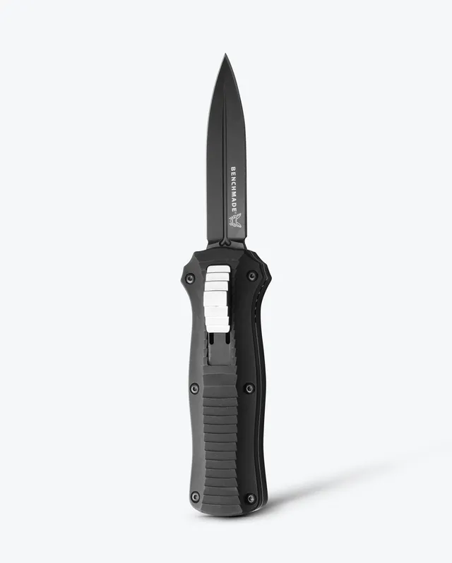 benchmade-mini-infidel-otf-automatikmesser-black-aluminium-dagger image 1