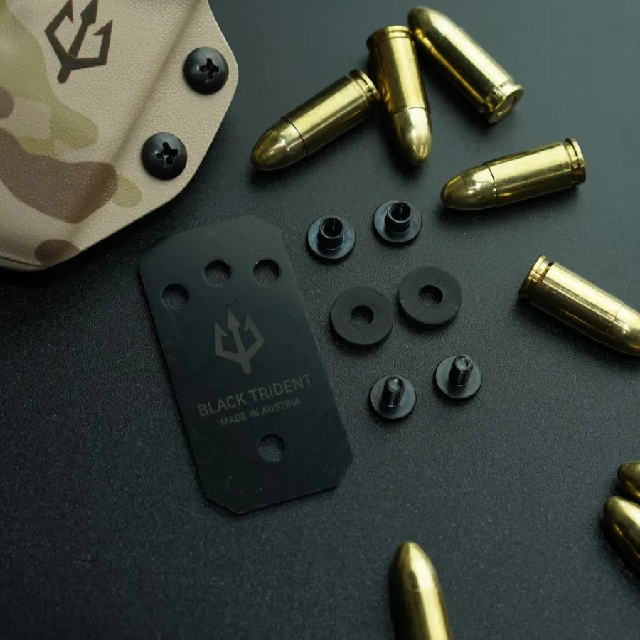 black-trident-low-profile-molle-mount-mag-carrier-adapter image 1