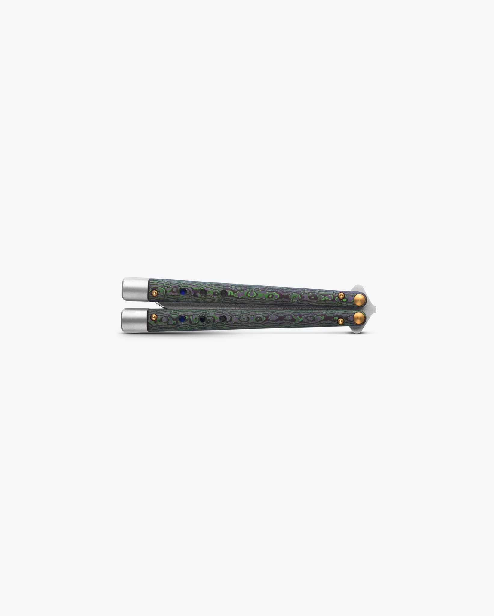 benchmade-necron-99-242-butterflymesser-gold-class-jungle-wear-green image 3