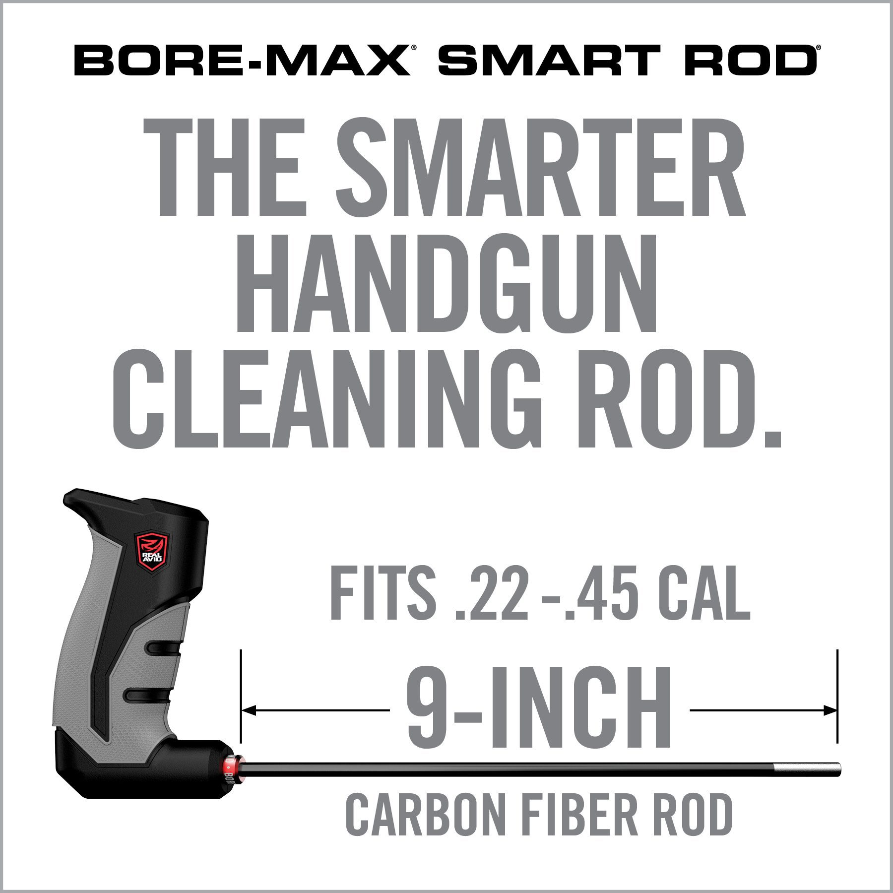 real-avid-bore-max-smart-rod-22-45-cal-9-carbon-fiber-reinigungsstock-mit-comfor image 2